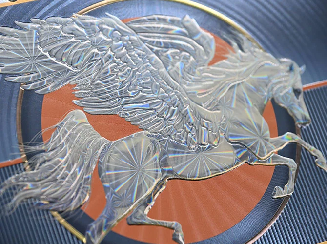 Foil de fundición y cura